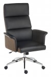 Office Chairs Elegance Black Executive Chair 6950BLK by Teknik - enlarged view