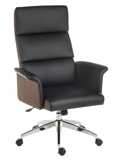 Office Chairs Elegance Black Executive Chair 6950BLK by Teknik