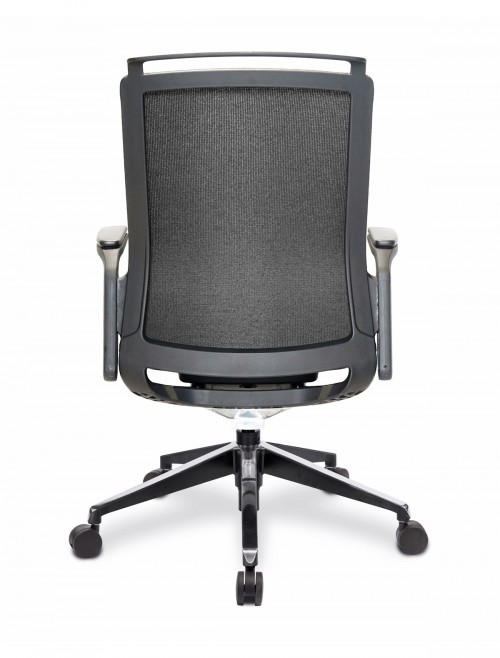 Office Chair Black Libra High Back Managers Chair BCF/K500/BK-BK by Nautilus - enlarged view