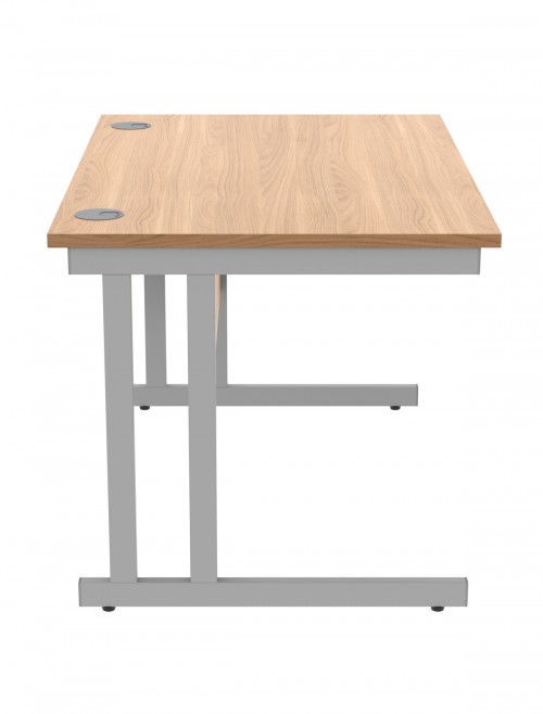 Office Desks TC Core Straight Desk Norwegian Beech 1200x800mm CORE1280DUBCH - enlarged view