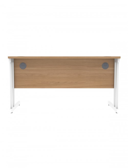 Office Desks TC Core Straight Desk Norwegian Beech 1400x800mm CORE1480DUBCH - enlarged view