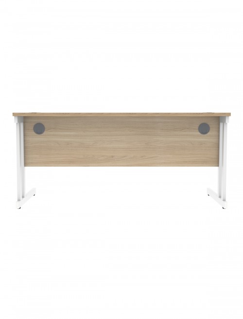 Office Desks TC Core Straight Desk Canadian Oak 1600x800mm CORE1680DUOK - enlarged view