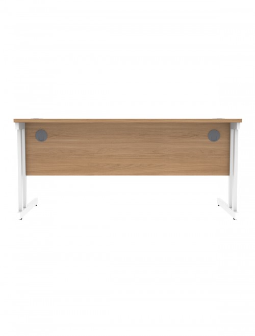 Office Desks TC Core Straight Desk Norwegian Beech 1600x800mm CORE1680DUBCH - enlarged view