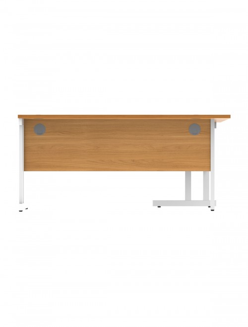 Office Desks Norwegian Beech TC Core 1600mm L Shaped Desk Left Hand CORE1612LHDUBCH - enlarged view