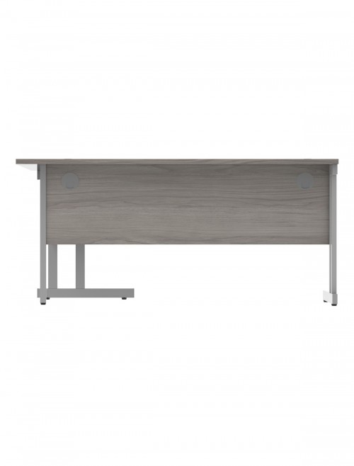 Office Desks Alaskan Grey Oak TC Core 1600mm L Shaped Desk Right Hand CORE1612RHDUGOAK - enlarged view