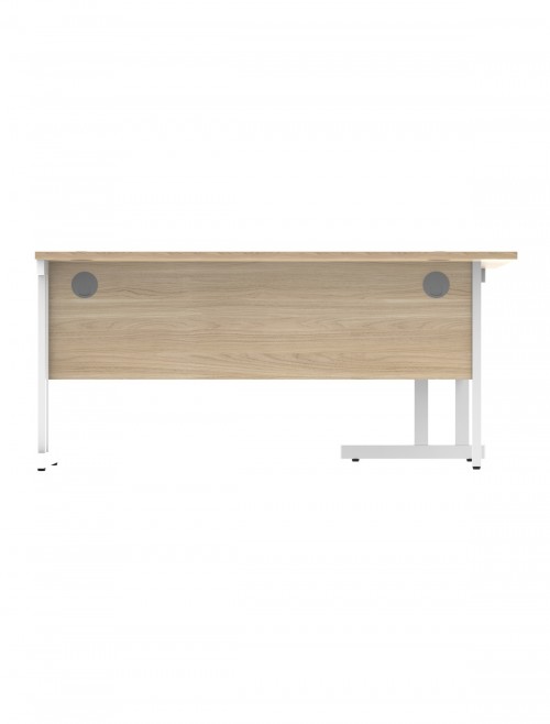 Office Desks Canadian Oak TC Core 1600mm L Shaped Desk Left Hand CORE1612LHDUOK - enlarged view