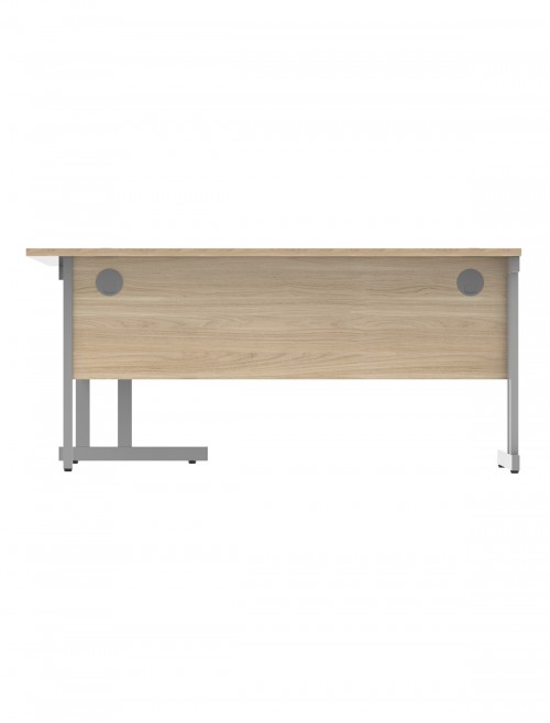 Office Desks Canadian Oak TC Core 1600mm L Shaped Desk Right Hand CORE1612RHDUOK - enlarged view