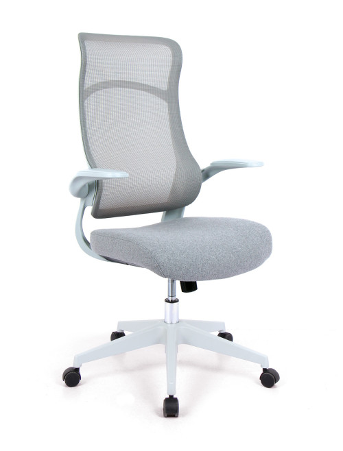 Mesh Office Chair Romsey High Back Grey Task Chair BCM/H476/GY by Nautilus - enlarged view