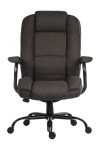 Office Chair Goliath Duo Heavy Duty 24 Hour Chair Bark Brown Fabric 6992 by Teknik - enlarged view