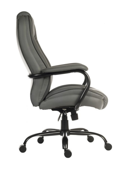 Office Chair Goliath Duo Heavy Duty 24 Hour Chair Grey 6925GREY by Teknik - enlarged view