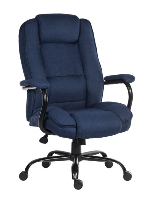 Office Chair Goliath Duo Heavy Duty 24 Hour Chair Ink Blue Fabric 6991 by Teknik - enlarged view