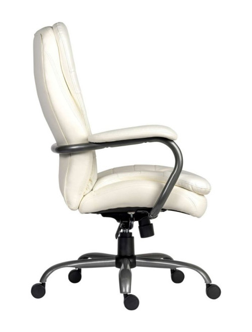 Office Chairs White Goliath Heavy Duty 24 Hour Executive Chair 6988 by Teknik - enlarged view