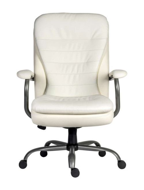 Office Chairs White Goliath Heavy Duty 24 Hour Executive Chair 6988 by Teknik - enlarged view