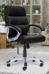 Office Chairs Black Leather Effect Greenwich Executive Chair BCP/T101/BK by Eliza Tinsley - enlarged view