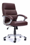 Office Chairs Burgundy Leather Effect Greenwich Executive Chair BCP/T101/BY by Eliza Tinsley - enlarged view