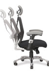 Nautilus Ergo Mono 24 Hour Luxury Executive Mesh Office Chair Grey/Black DPA/ERGO/GY-BK - enlarged view