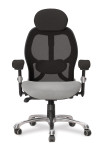 Nautilus Ergo Mono 24 Hour Luxury Executive Mesh Office Chair Black/Grey DPA/ERGO/BK-GY - enlarged view