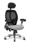 Nautilus Ergo Mono 24 Hour Luxury Executive Mesh Office Chair Black/Grey DPA/ERGO/BK-GY - enlarged view