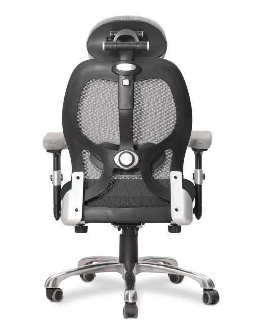 Nautilus Ergo Mono 24 Hour Luxury Executive Mesh Office Chair Grey/Black DPA/ERGO/GY-BK - enlarged view