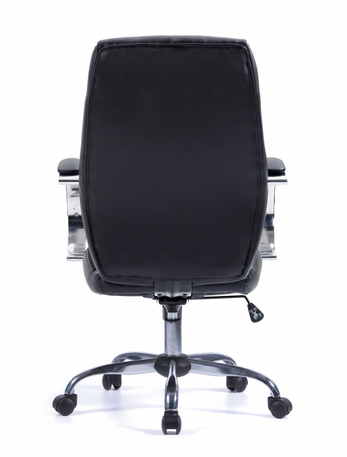 Black Office Chair Hastings Bonded Leather Manager Chair BCL/B425/BK by Nautilus - enlarged view