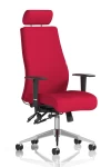 Office Chair Onyx Bergamot Cherry 24 Hour Ergonomic Chair KCUP0433 by Dynamic - enlarged view