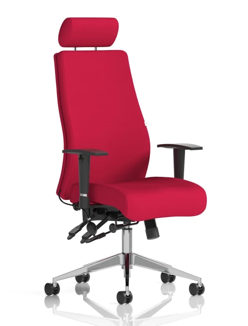 Office Chair Onyx Bergamot Cherry 24 Hour Ergonomic Chair KCUP0433 by Dynamic