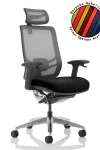 Mesh Office Chair Black Ergo Click 24hr Chair with Headrest KC0296 by Dynamic - enlarged view