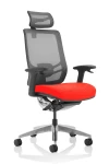 Mesh Office Chair Black Ergo Click 24hr Chair with Headrest KC0296 by Dynamic - enlarged view