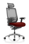 Mesh Office Chair Black Ergo Click 24hr Chair with Headrest KC0296 by Dynamic - enlarged view