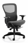 Office Chairs Stealth Shadow Mesh Back Ergonomic Posture Chair PO000021 by Dynamic - enlarged view