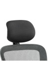 Office Chairs Stealth Shadow Mesh Back Ergonomic Posture Chair PO000019 by Dynamic - enlarged view