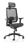 Office Chairs Ergo Twist Mesh Task Operator Chair with Headrest KC0299 by Dynamic - enlarged view