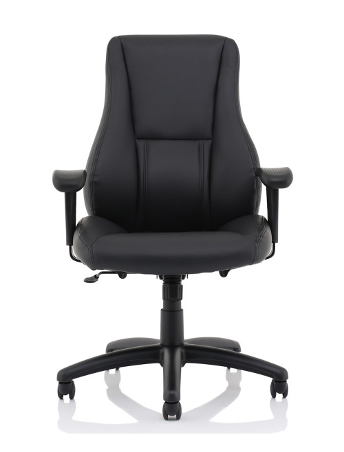 Office Chair Black Windsor Bonded Leather Executive Chair EX000212 by Dynamic - enlarged view