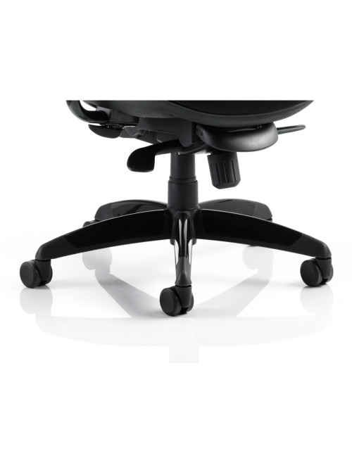 Office Chairs Stealth Shadow Mesh Back Ergonomic Posture Chair PO000019 by Dynamic - enlarged view