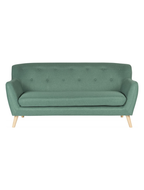 Reception Seating Skandi 3 Seater Sofa Ocean Green 7982 by Teknik - enlarged view