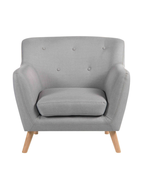 Reception Seating Skandi Armchair Grey 6980 by Teknik - enlarged view