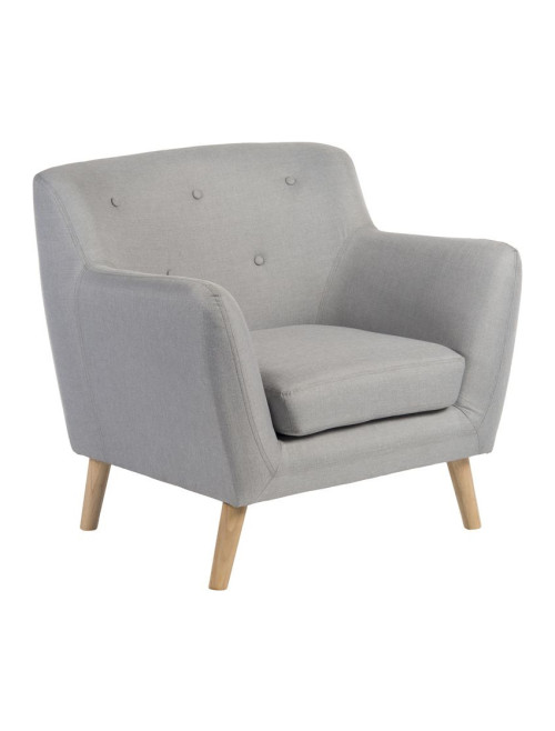 Reception Seating Skandi Armchair Grey 6980 by Teknik - enlarged view