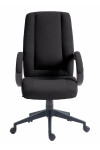 Office Chair Black Dorset High Back Fabric Managers Chair BCF/B432/BK by Nautilus - enlarged view