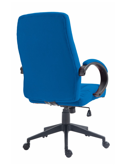 Office Chair Blue Dorset High Back Fabric Managers Chair BCF/B432/BL by Nautilus - enlarged view