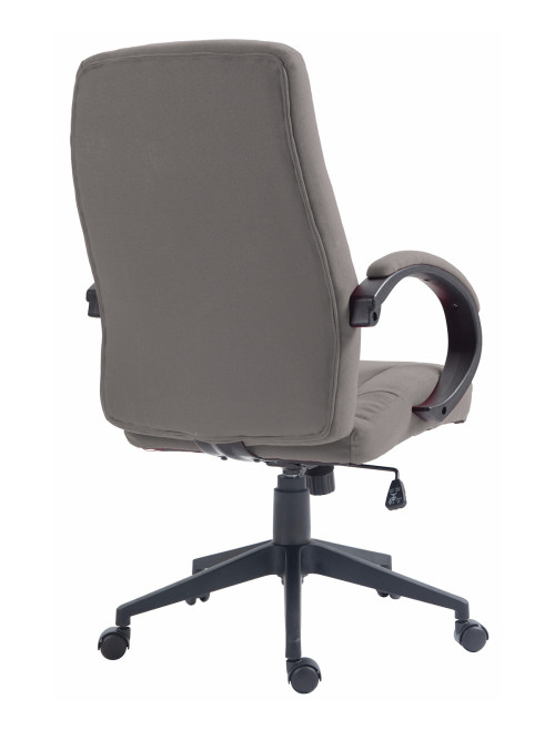 Office Chair Grey Dorset High Back Fabric Managers Chair BCF/B432/GY by Nautilus - enlarged view