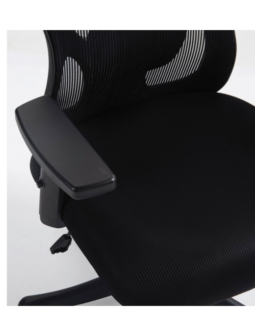 Office Chair Nimbus Black Mesh Chair BCM/B560/BK by Nautilus - enlarged view