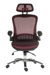 Mesh Office Chair Red Harmony Executive Chair 6956RED by Teknik - enlarged view