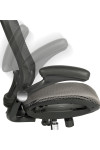 Mesh Office Chair Grey Harmony Executive Chair 6956GREY by Teknik - enlarged view