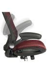 Mesh Office Chair Red Harmony Executive Chair 6956RED by Teknik - enlarged view