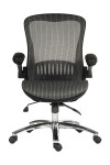 Mesh Office Chair Grey Harmony Executive Chair 6956GREY by Teknik - enlarged view