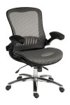 Mesh Office Chair Grey Harmony Executive Chair 6956GREY by Teknik - enlarged view