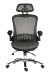 Mesh Office Chair Grey Harmony Executive Chair 6956GREY by Teknik - enlarged view