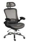 Mesh Office Chair Grey Harmony Executive Chair 6956GREY by Teknik - enlarged view