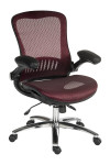 Mesh Office Chair Red Harmony Executive Chair 6956RED by Teknik - enlarged view