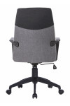 Office Chair Grey Clyde High Back Fabric Executive Armchair BCF/F569/GY-BK by Nautilus - enlarged view